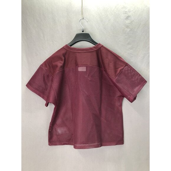 RUSSELL ATHLETICS TRAINING JERSEY MAROON UNISEX YOUTH SIZE XL NWT - Picture 2 of 4